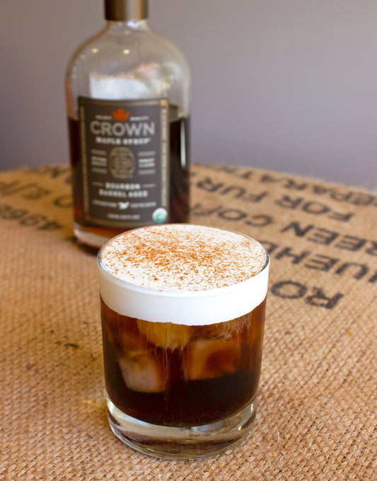 cold foam on top of iced coffee
