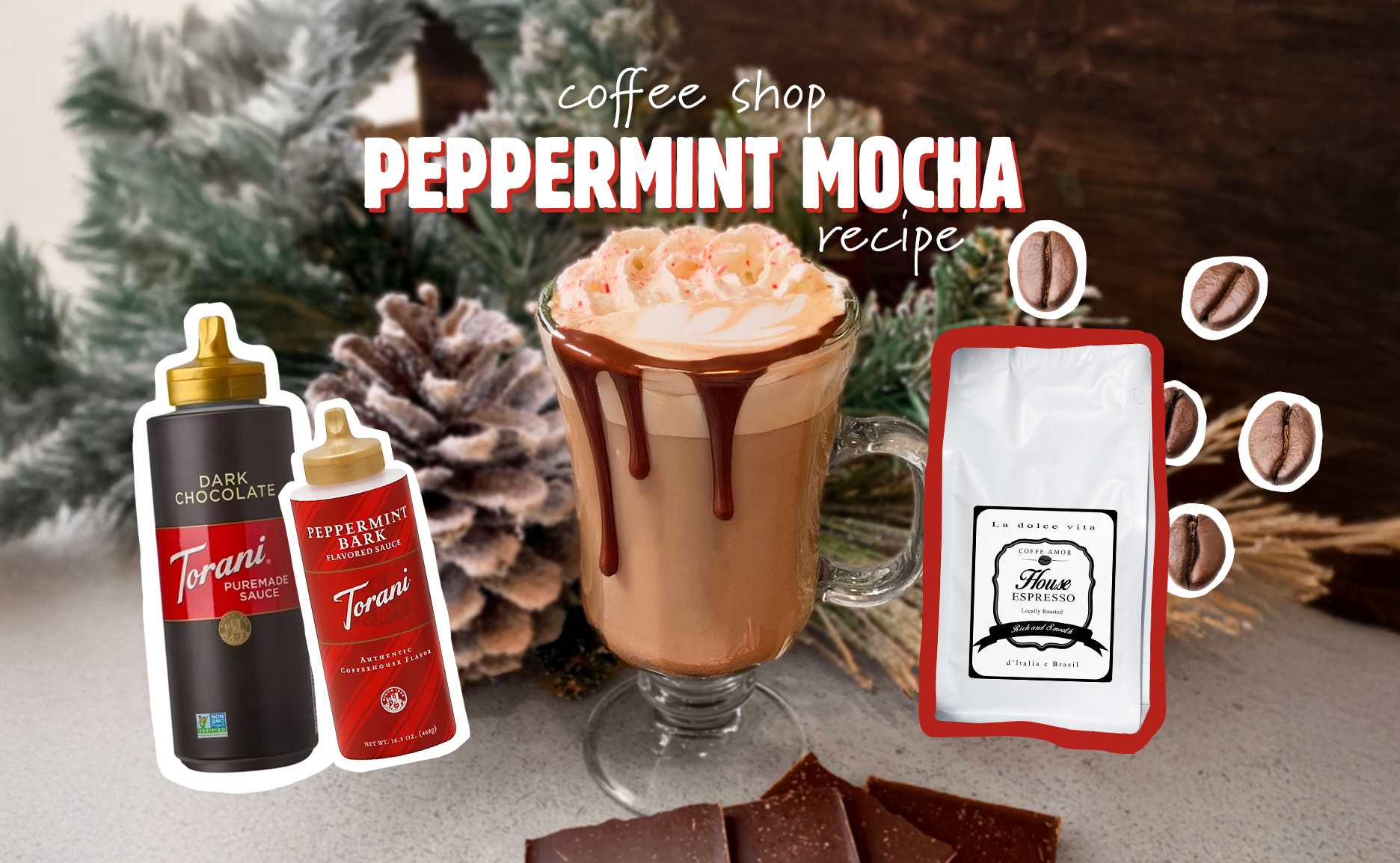 Coffee Shop Peppermint Mocha Recipe – Coffe Amor
