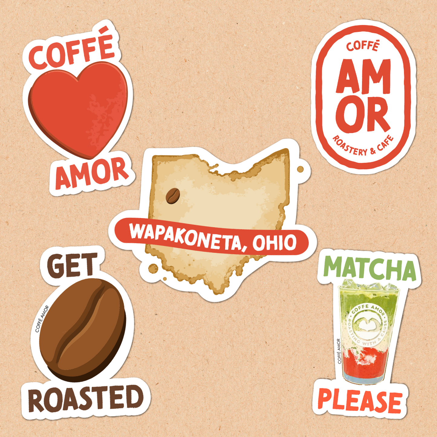 Sticker Pack (5 Stickers)