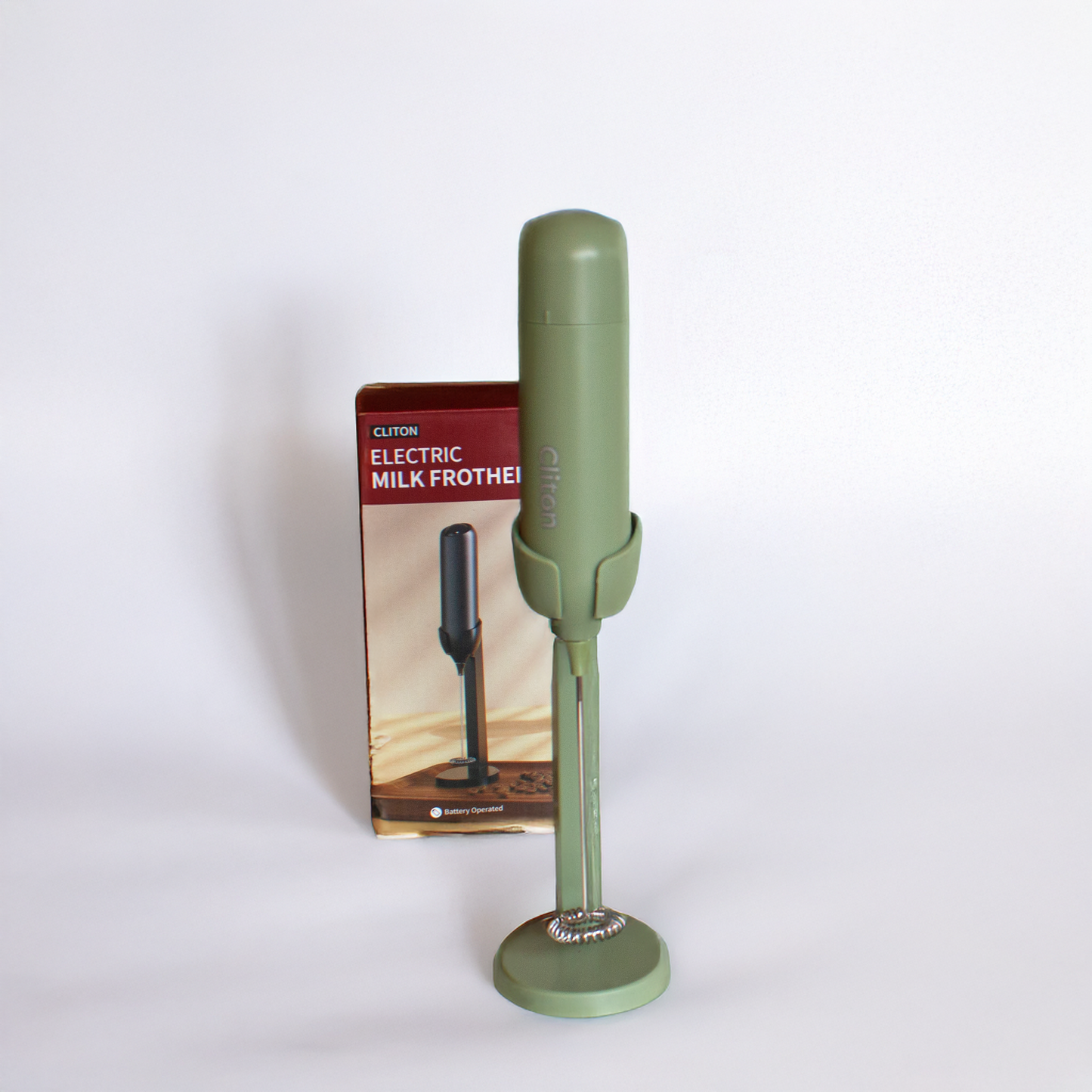 Handheld Milk Frother - With Stand