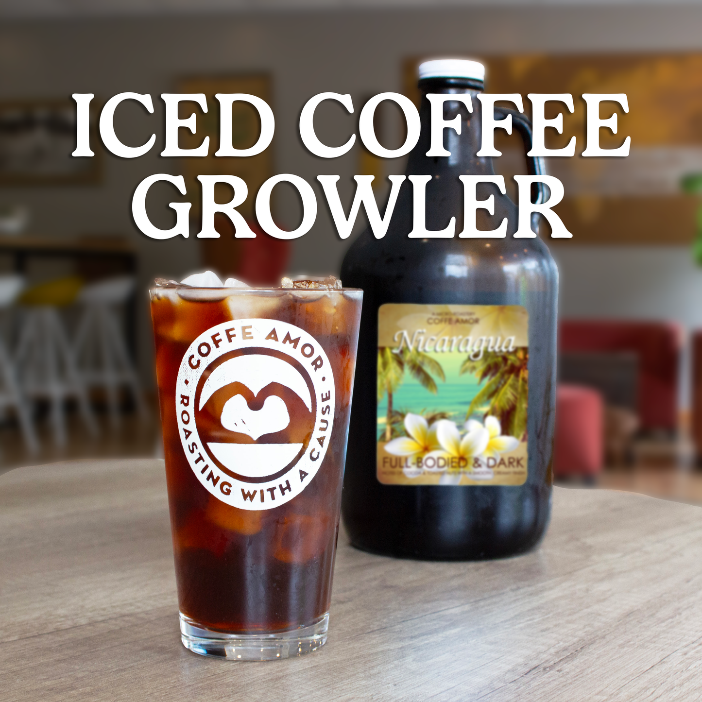 PICKUP ONLY 64oz Iced Coffee Growler
