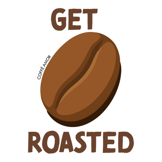 Get Roasted Coffee Bean Sticker